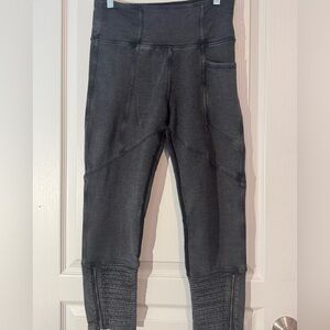 Free People FP Movement Get On It Zipper Ankle Moto Leggings XS